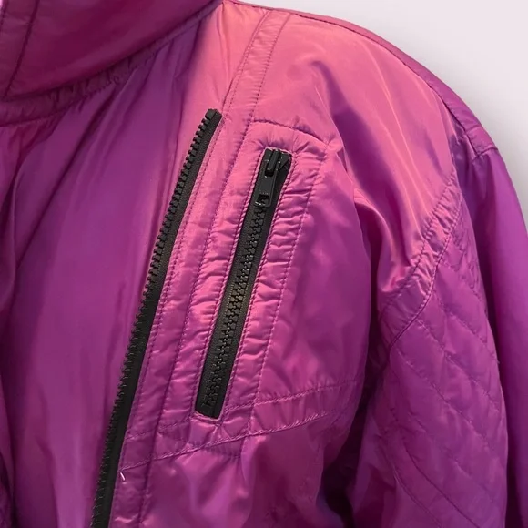Vintage Kaelin Ski Wear Snuggler insulated jacket purple red geometric like new - Picture 7 of 16